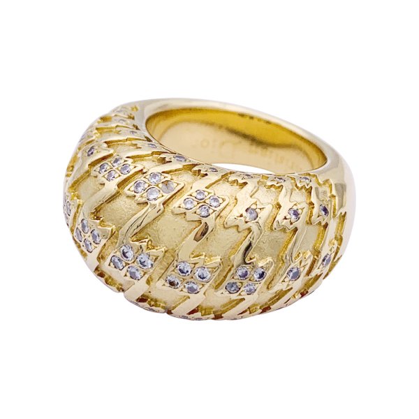 Bague Dior Poulette Or Jaune Diamants