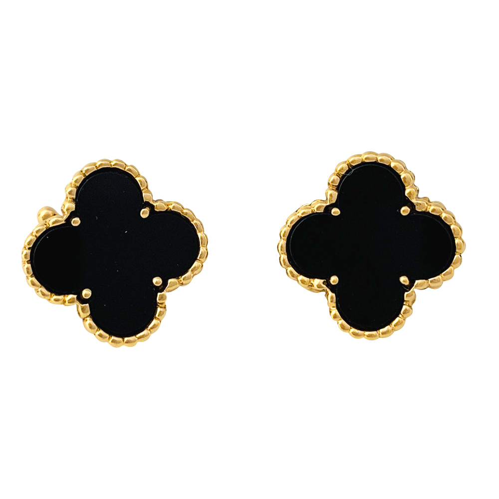 black van cleef earrings