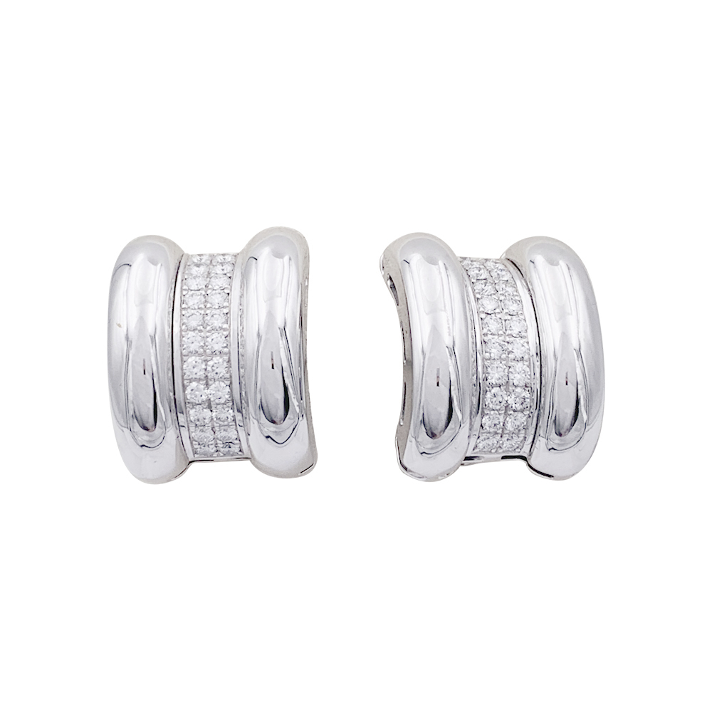 Chopard white gold earrings