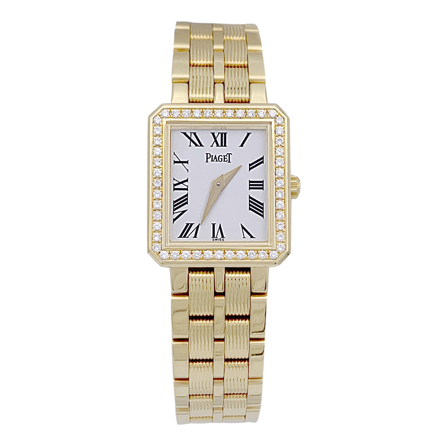 Piaget yellow gold and diamonds watch