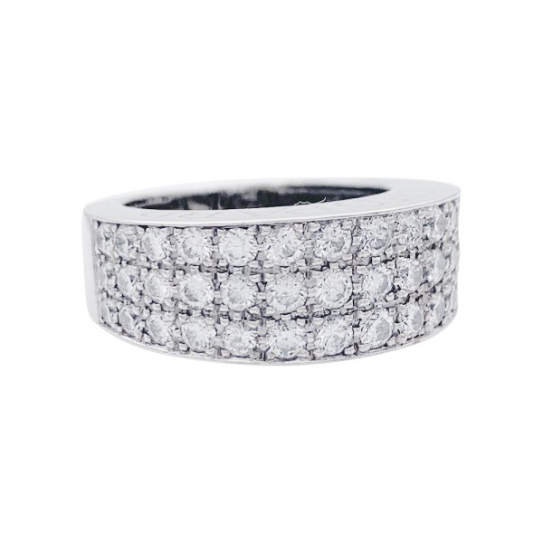 Chopard white gold and diamonds ring