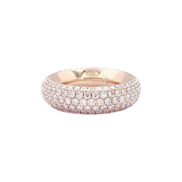 Messika gold and diamonds ring, "Divine Enigma" collection.