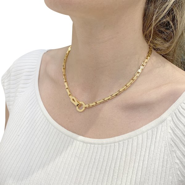 Cartier hotsell gold necklace