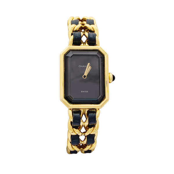 Chanel gold plated watch, "Première" collection.