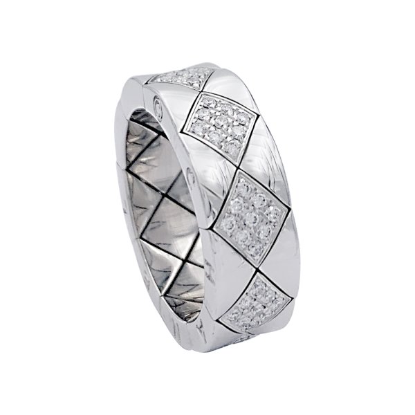 Chanel white gold and diamonds ring