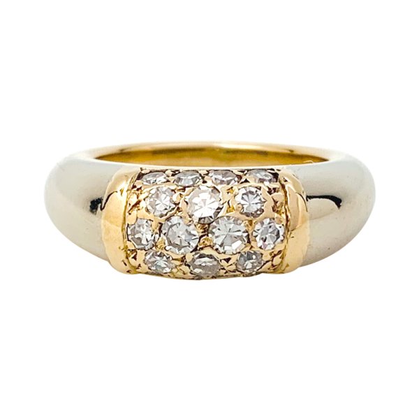 Yellow and white gold Van Cleef & Arpels ring 