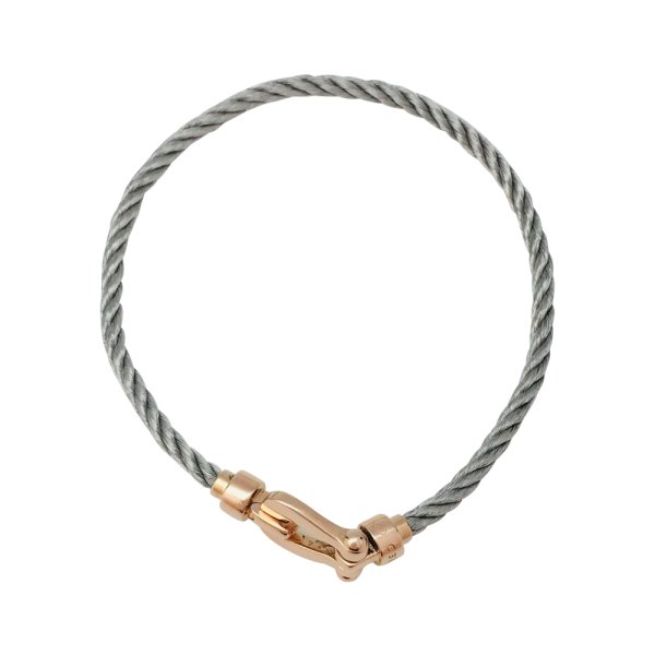 Force 10 Bracelet by Fred #fred #bracelet #rosegold #steel