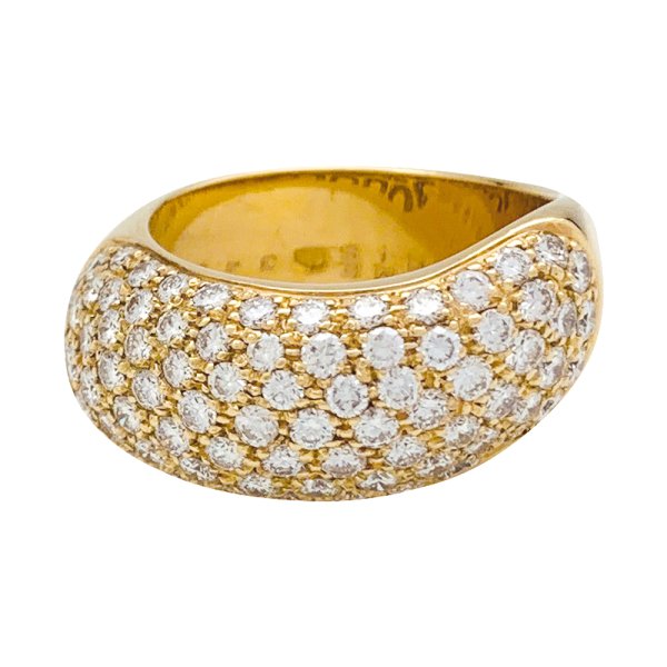 Yellow gold Chaumet ring, 