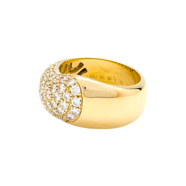 Yellow gold Chaumet ring, 