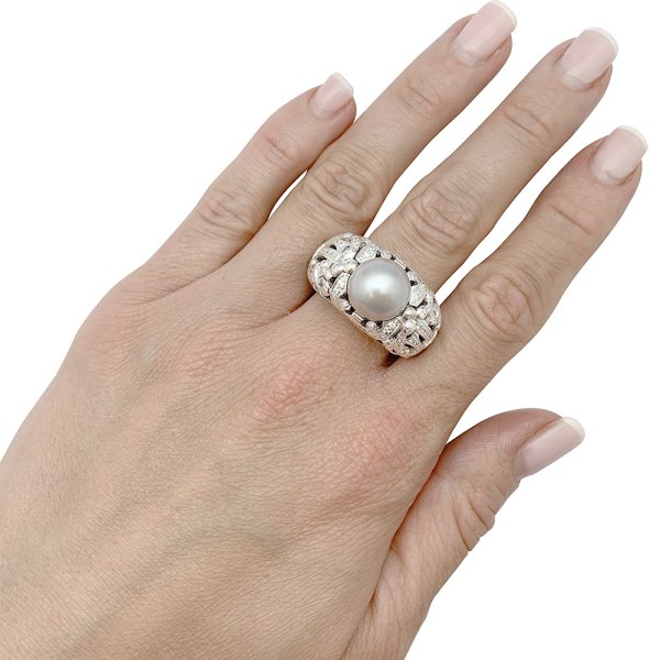 Bague dior online perle