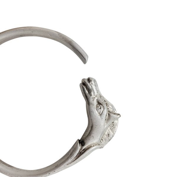 HERMES Rigid Men Bracelet in Two-ton Metal - VALOIS VINTAGE PARIS