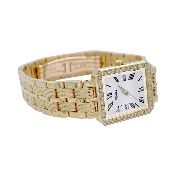 Piaget yellow gold and diamonds watch