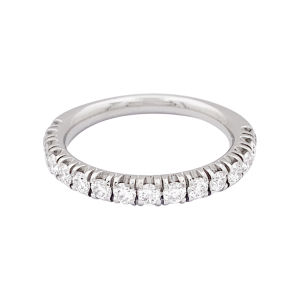 Alliance Cartier "Etincelle" platine, diamants.