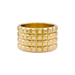 Bague Boucheron "Clou de Paris" or jaune.