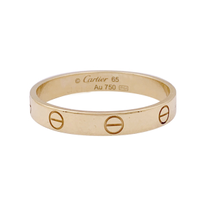 Bague Cartier "Love" or jaune.