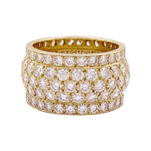 Bague Cartier "Nigeria" or, diamants.