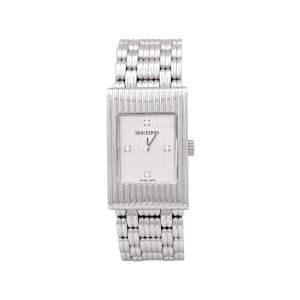 Boucheron steel watch, "Reflet" collection.