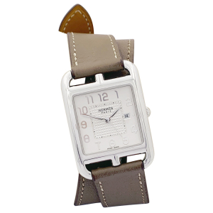 Hermès steel watch, "Cape Cod" collection.