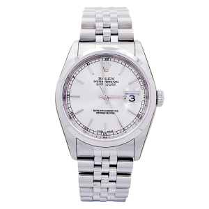 Rolex steel watch, "Oyster Perpetual Datejust" collection.