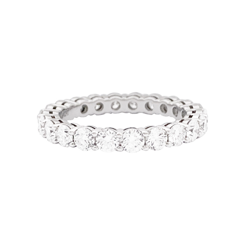 Alliance Tiffany&Co, "Forever", platine, diamants.