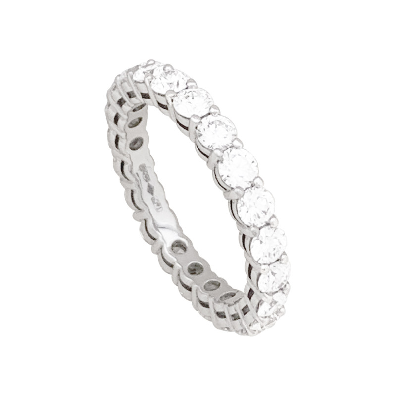 Alliance Tiffany&Co, "Forever", platine, diamants.