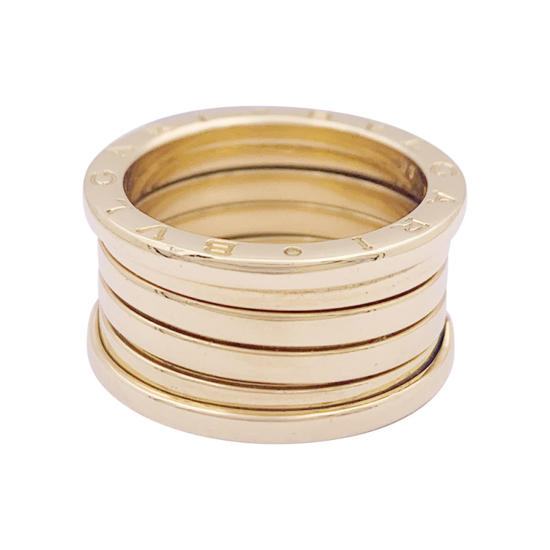 Bulgari yellow gold ring, "B.Zero1" collection.