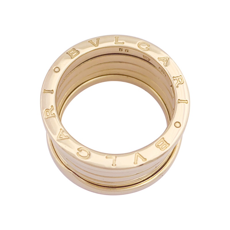 Bulgari yellow gold ring, "B.Zero1" collection.