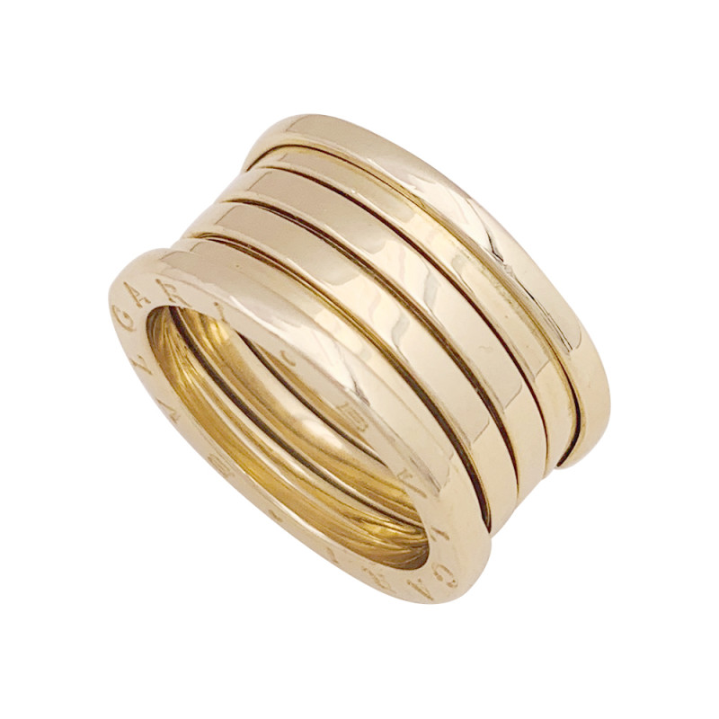 Bulgari yellow gold ring, "B.Zero1" collection.