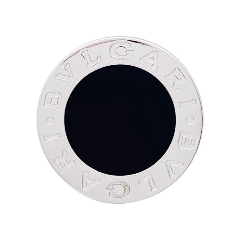 Bulgari "Bulgari Bulgari" ring white gold, onyx.