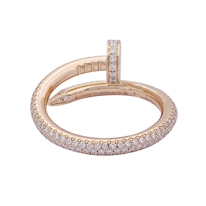 Cartier rose gold and diamonds, "Juste Un Clou" collection.