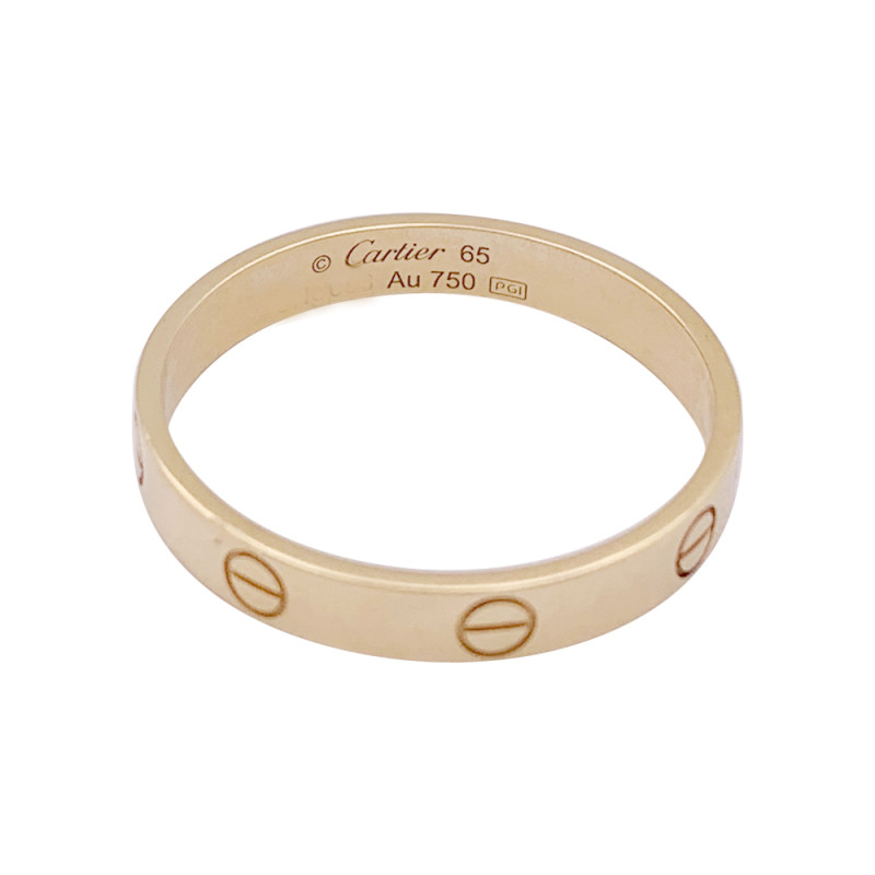 Bague Cartier "Love" or jaune.