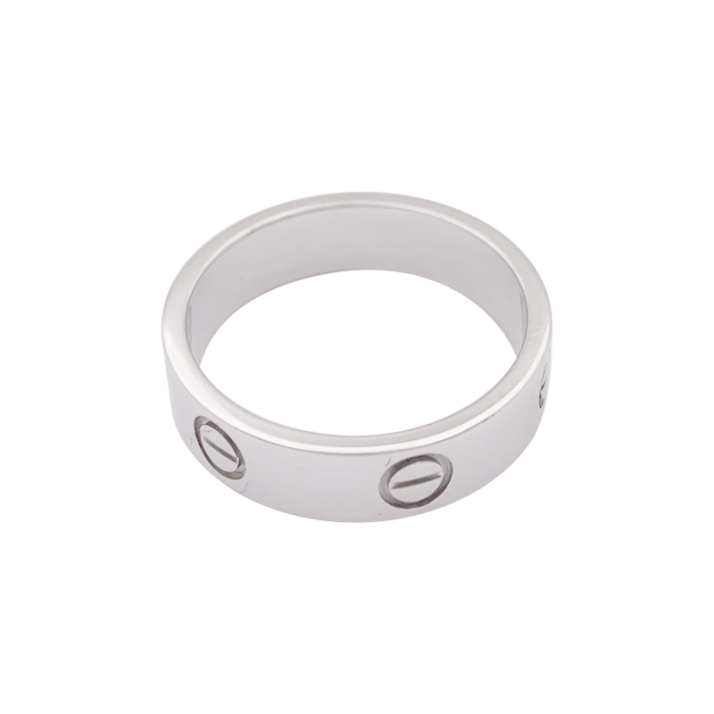 Bague Cartier "Love" platine.