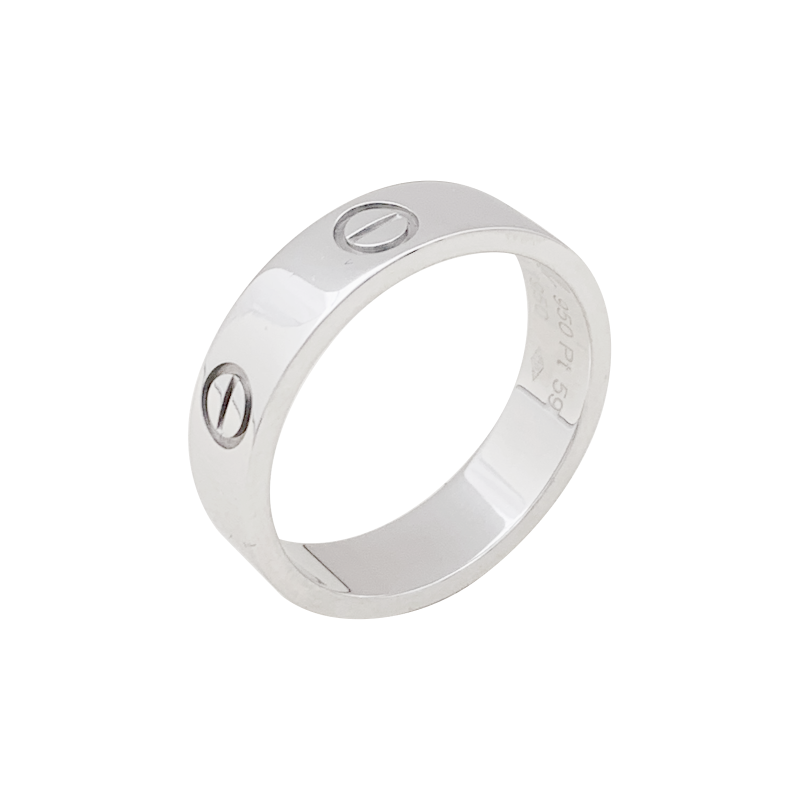 Bague Cartier "Love" platine.