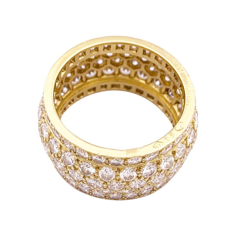 Bague Cartier "Nigeria" or, diamants.