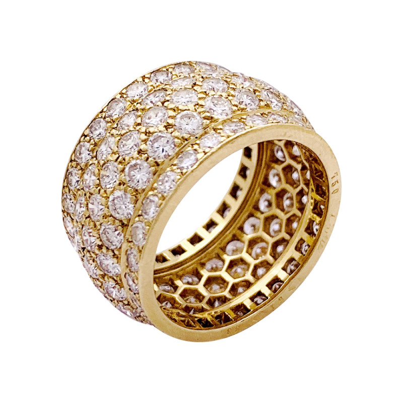 Cartier ring "Nigeria" gold, diamonds.