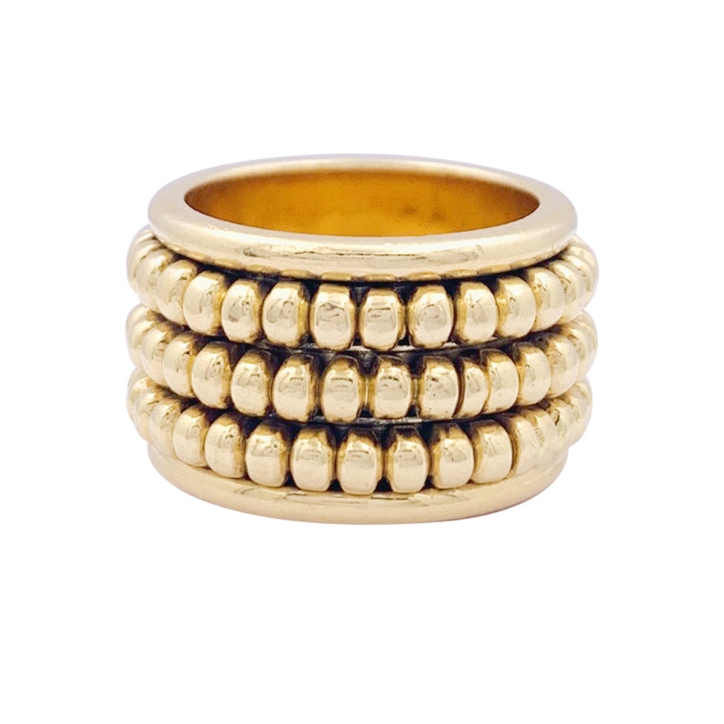 Chaumet "Abacus" ring yellow gold.