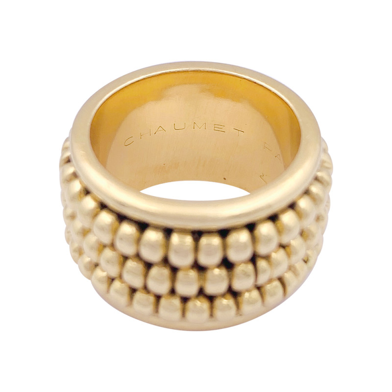 Chaumet "Abacus" ring yellow gold.