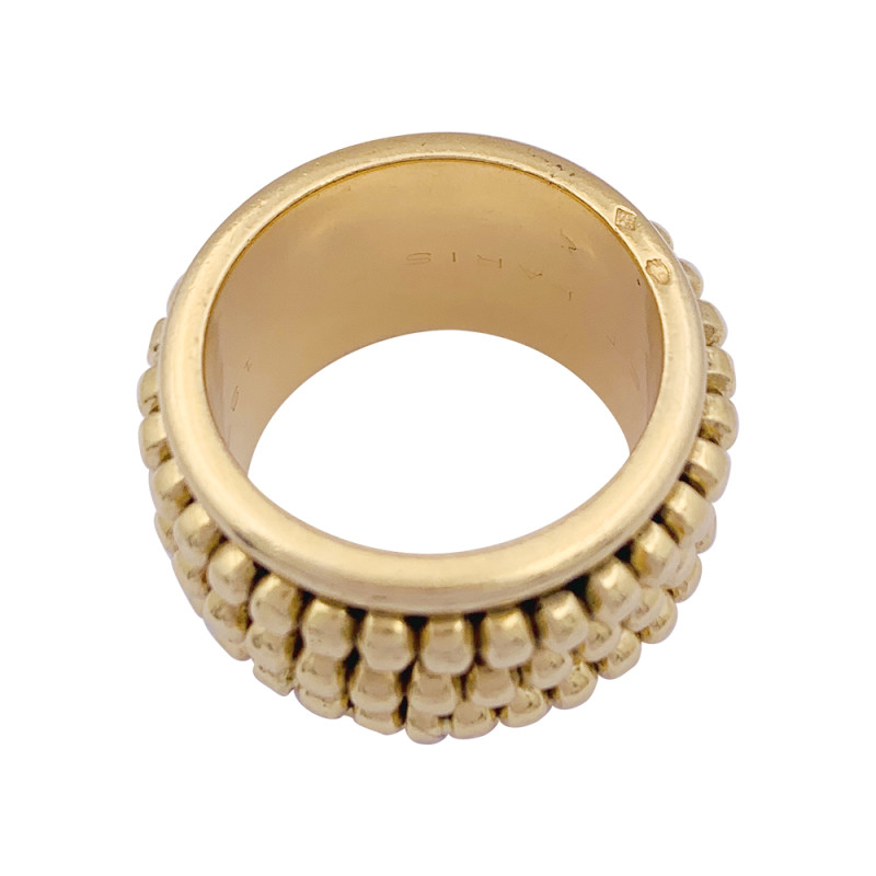 Bague Chaumet "Abacus" or jaune.