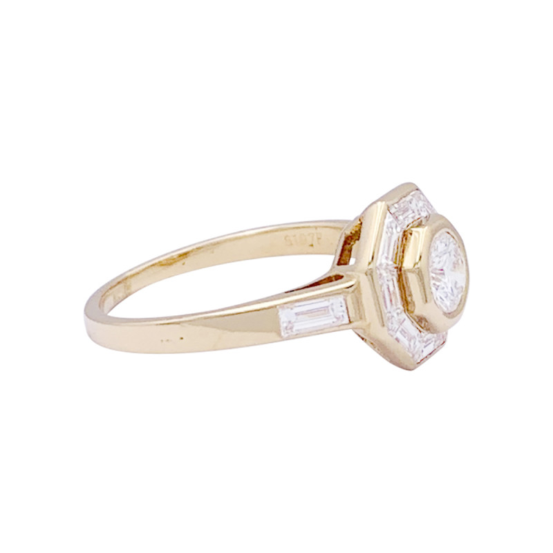 Mellerio gold and diamonds ring.