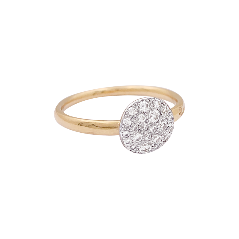 Pomellato "Sabbia" ring, gold, diamonds.