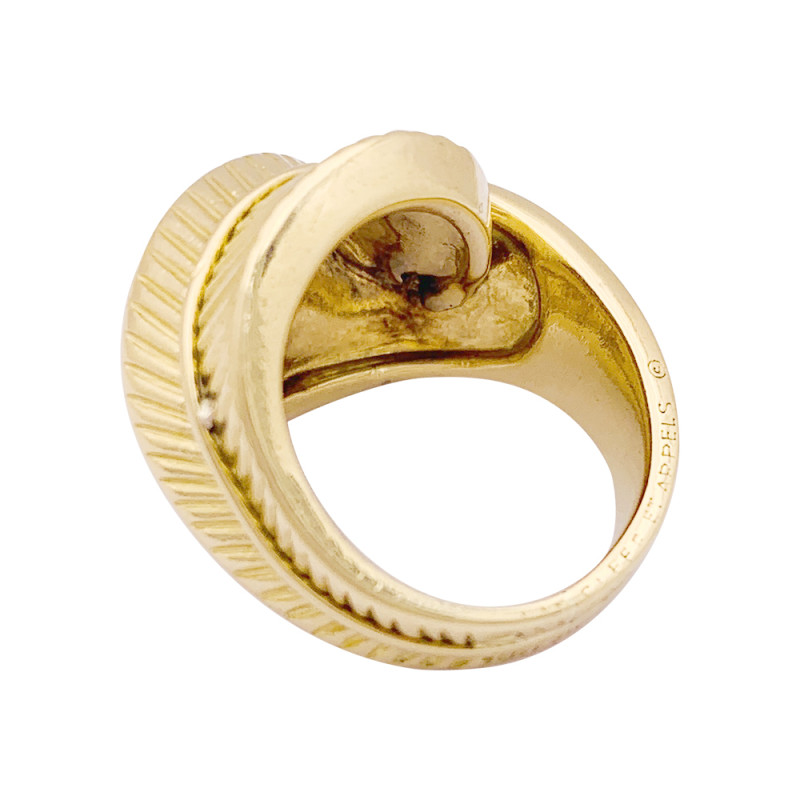 Vintage gold Van Cleef & Arpels ring.