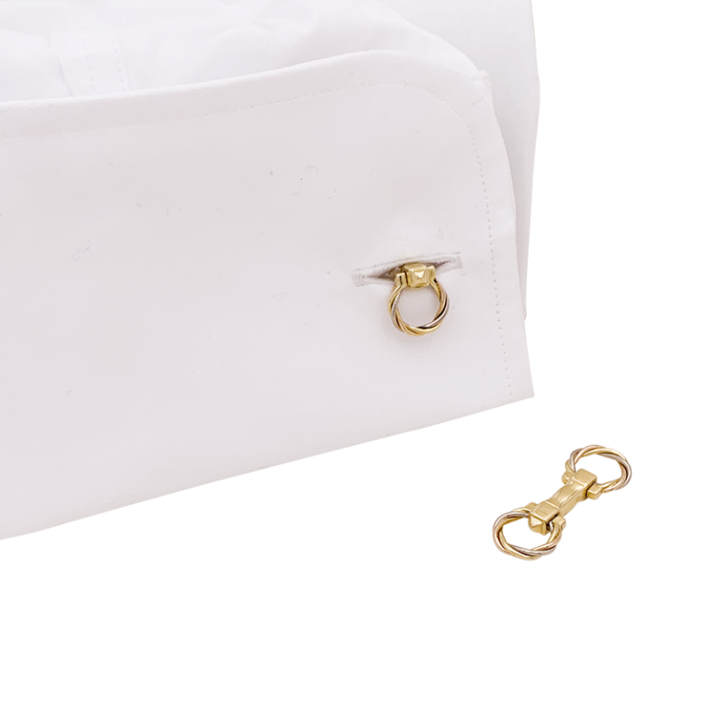 Cartier cufflinks "Trinity" gold.