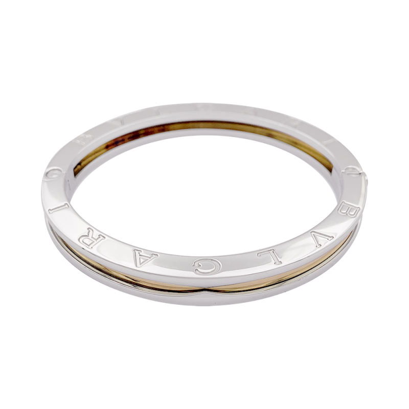 Bulgari "BZero1" bracelet, gold, steel.