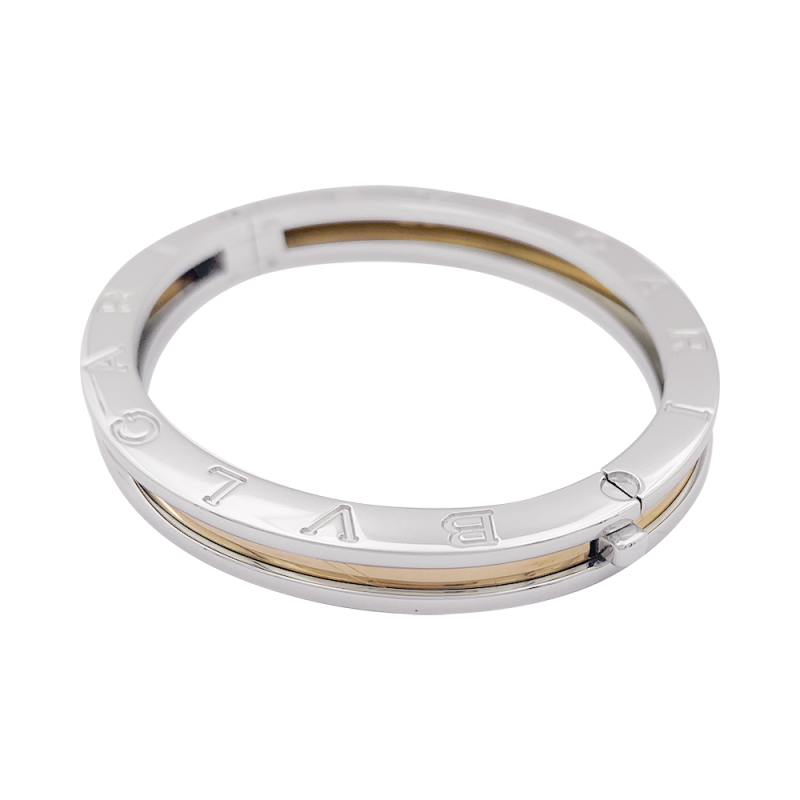 Bulgari "BZero1" bracelet, gold, steel.