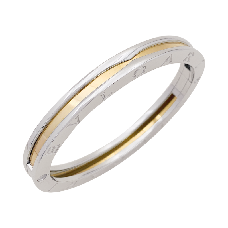 Bulgari "BZero1" bracelet, gold, steel.