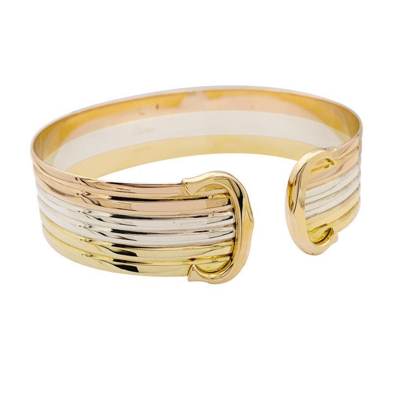 Cartier "Double C" bracelet, gold.