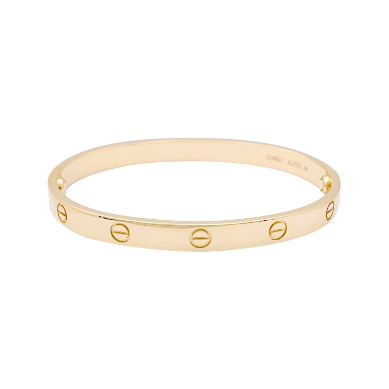 Cartier gold bracelet, "Love" collection.