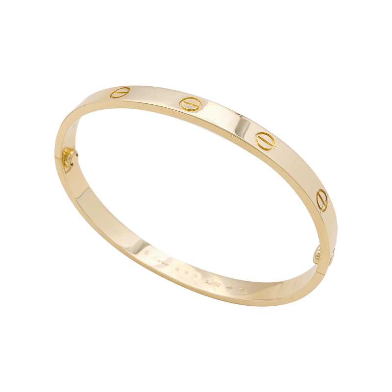 Cartier gold bracelet, "Love" collection.