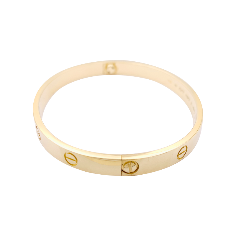 Cartier gold bracelet, "Love" collection.