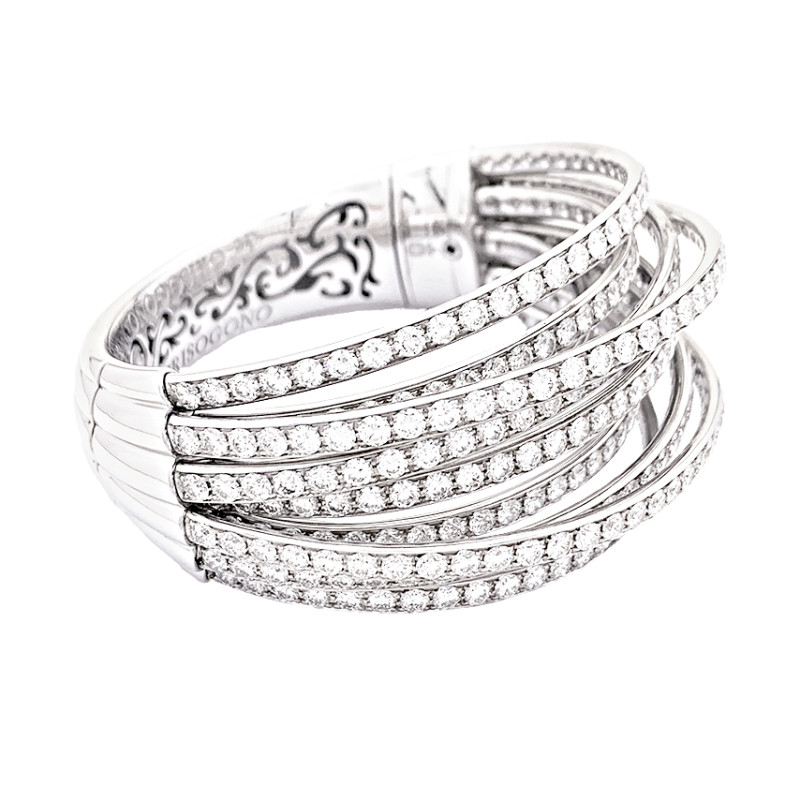 De Grisogono white gold and diamonds important bracelet, “Allegra” collection.